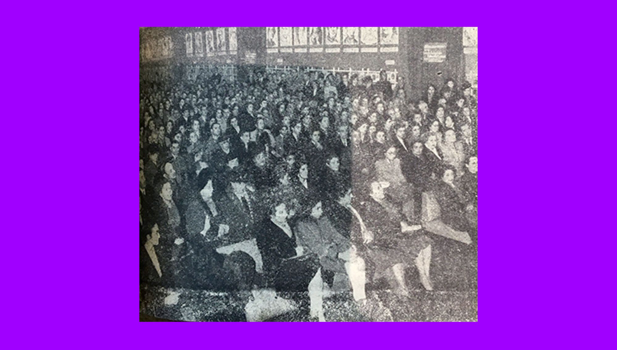 Detail of a page from Modas e Bordados showing the attendance to one of the events organized by the Council as part of the exhibition Books Written by Women