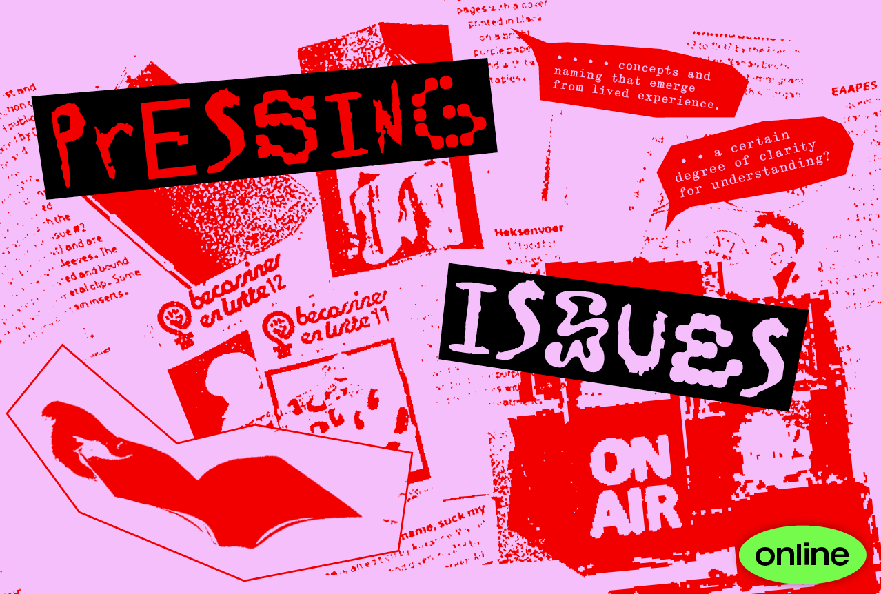 Pressing Issues: Printing Futures, Publishing Resistance